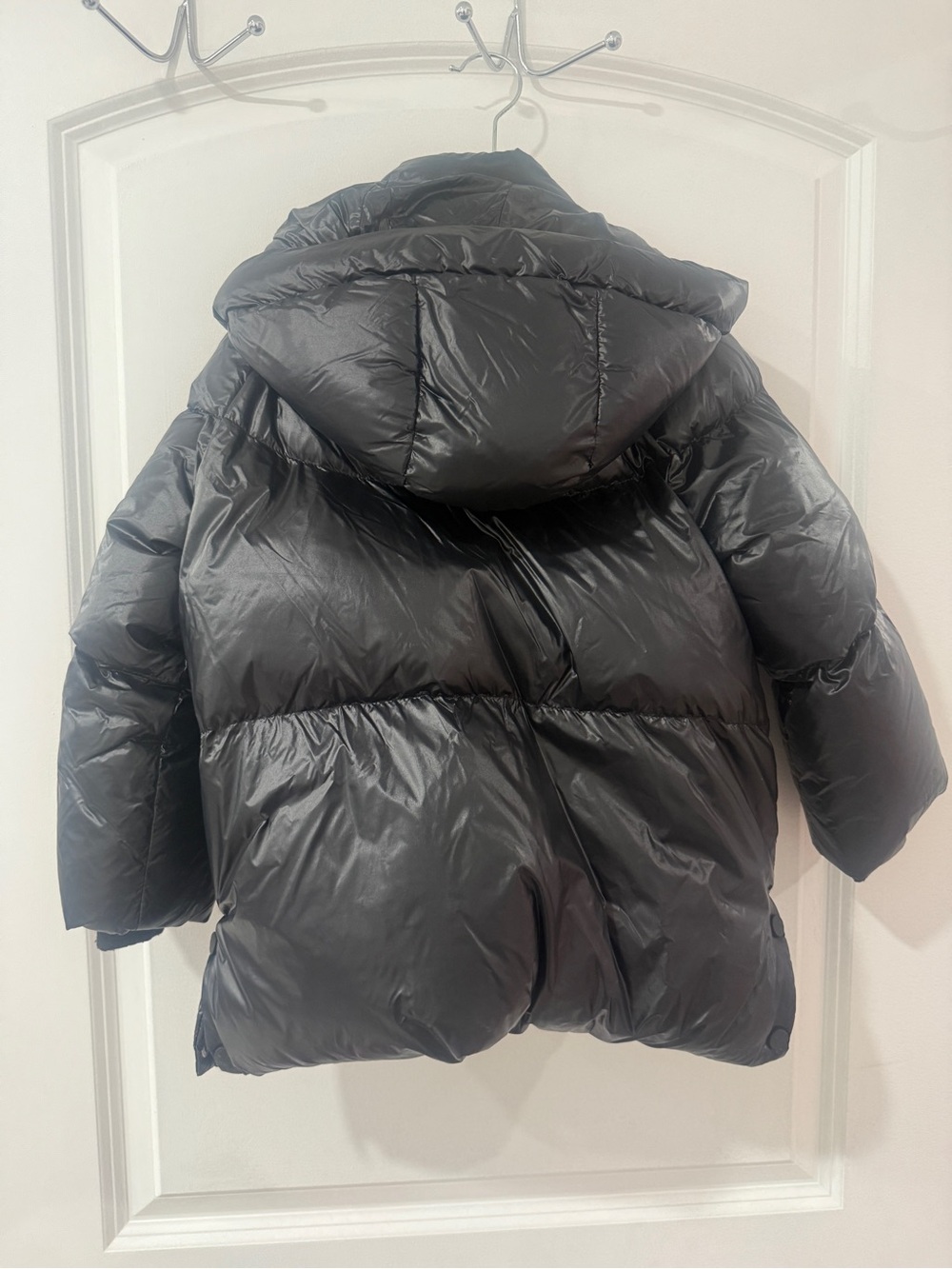 Zara Black Hooded Puffer Jacket for Kids